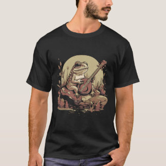 Camiseta Victorian Frog Playing Banjo
