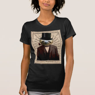 Camiseta Victorian Steampunk do homem da preguiça