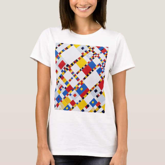 Camiseta Victory Boogie Woogie, Mondrian (Frente)
