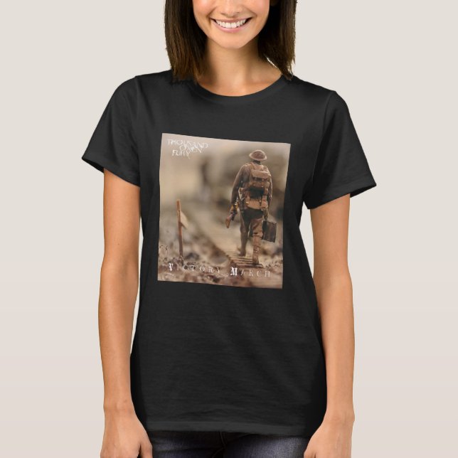 Camiseta Victory March Album Cover  Thousand Oxen Fury (Frente)