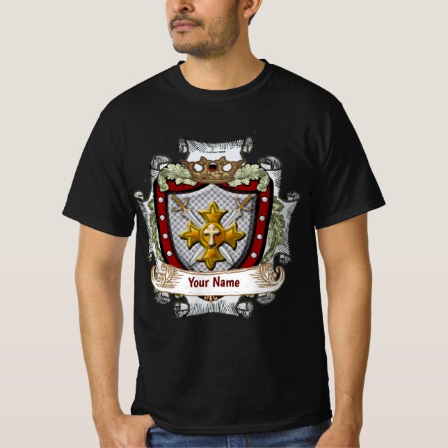 Camiseta Victory Shield  Surname  t-shirt (Frente)