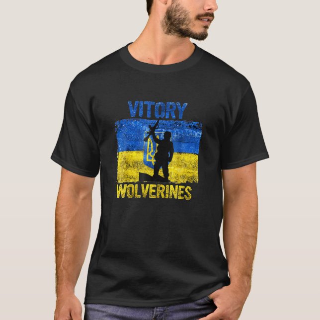 Camiseta Victory Wolverines Ukraine,Ukraine Wolverines Love (Frente)