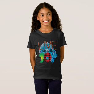 Camiseta Vida ao vivo com alegria