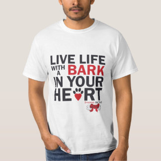 Camiseta Vida Ao Vivo Com Um T-Shirt Latido