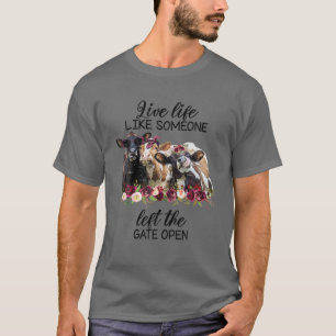 Camiseta Vida Ao Vivo Como Alguém Deixou A Porta Aberta He