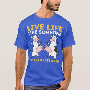 Camiseta Vida Ao Vivo Como Alguém Deixou A Porta Aberta - V