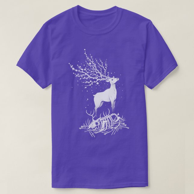 Camiseta Vida após morte renascida (Frente do Design)
