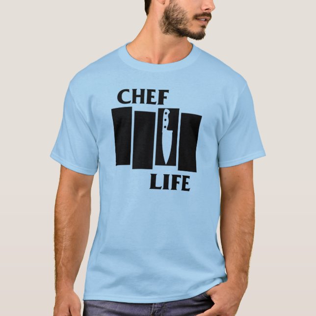 Camiseta Vida "baía sul " do cozinheiro chefe (Frente)