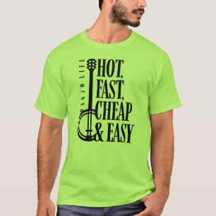 Camiseta Vida Banjo, Quente, Rápida, Barata E Fácil