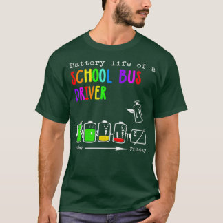 CAMISETA VIDA BATERAL DE UM MOTORISTA DE ÔNIBUS DA ESCOLA
