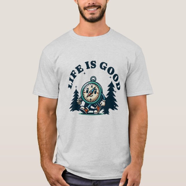 camiseta Vida bonita é boa  (Frente)