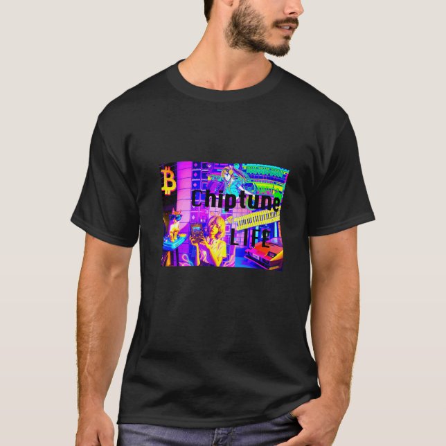 Camiseta Vida Chiptune   (Frente)