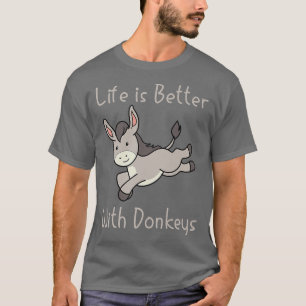 Camiseta Vida Com Donkeys Fazenda De Mata Coca
