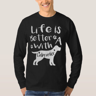 Camiseta Vida com Labrador