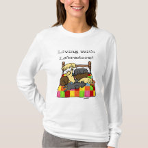 Vida com os desenhos animados de Labradors