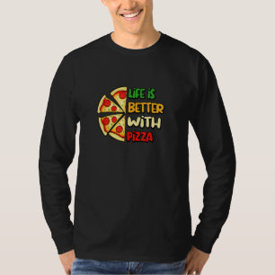Camiseta Vida com Pizza Comida Italiana Chef Pizza Maker