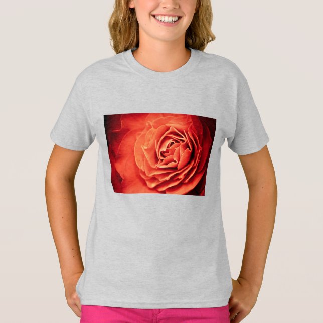 Camiseta vida cor-de-rosa (Frente)