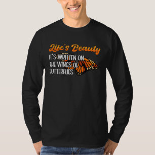 Camiseta Vida da Borboleta Monarca É Beleza Inseto Entomolo