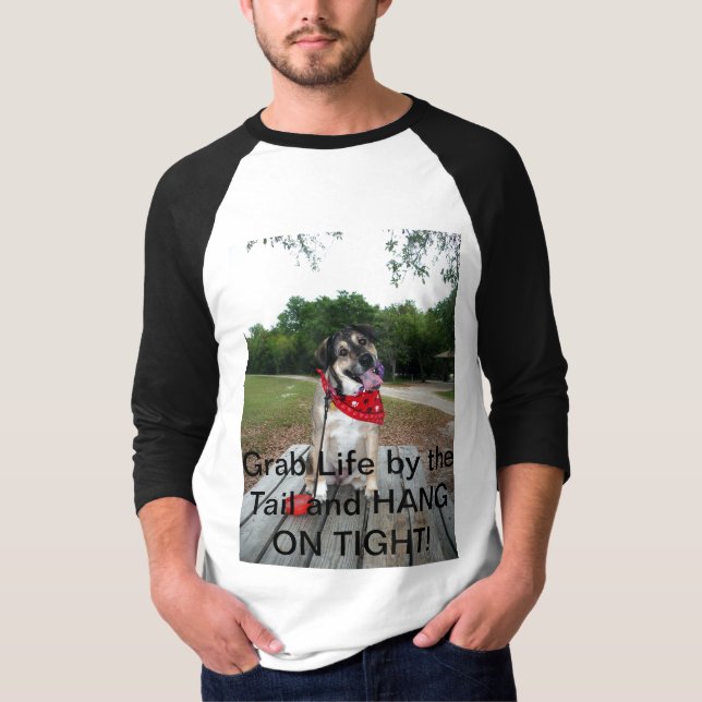 Camiseta Vida da garra pela cauda e pelo CAIR SOBRE (Frente)