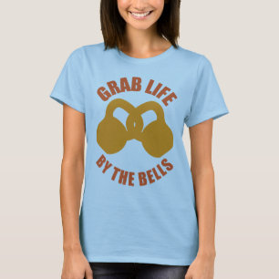 Camiseta Vida da garra pelas Bels - o Kettlebell