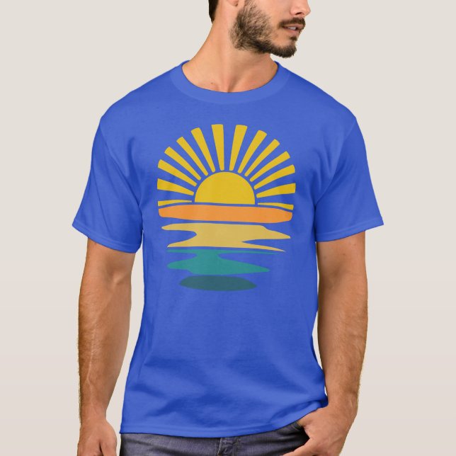 Camiseta Vida da Praia do Nascer do Sol (Frente)