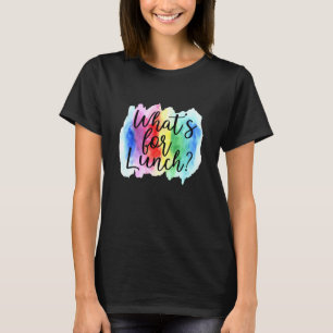 Camiseta Vida da Senhora do Almoço O Que é Para o Almoço