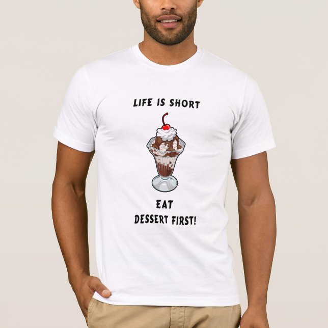 Camiseta Vida da sobremesa (Frente)