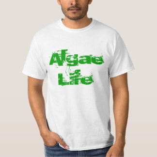 Camiseta Vida das algas (branco do valor)