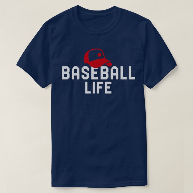 Camiseta Vida de beisebol1 (Frente do Design)