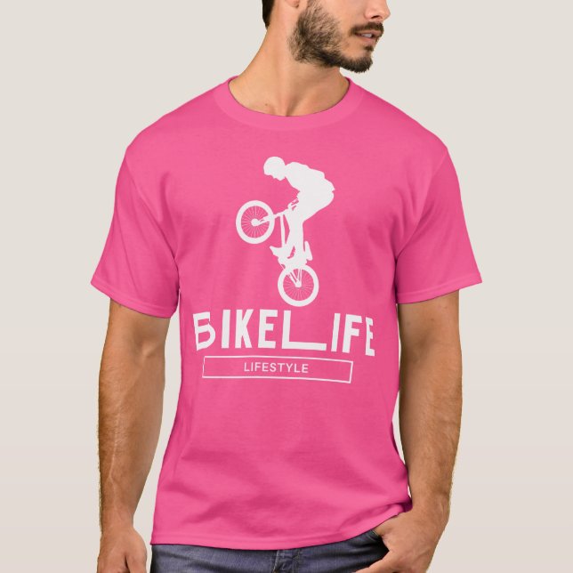 Camiseta Vida de Bicicleta Bmx (Frente)