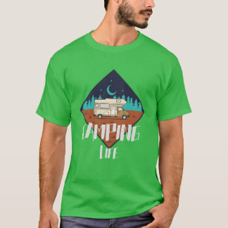 Camiseta VIDA DE CAMPING pd119 menino