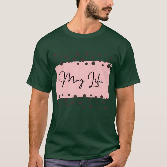 Camiseta Vida de Caneca engraçado (Frente)
