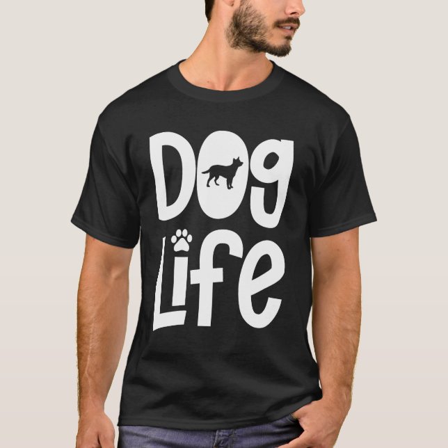 Camiseta vida de cão (Frente)