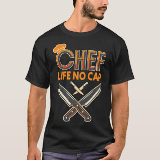 Camiseta Vida de Chef Sem Limites Cozinha Restaurante Cozin