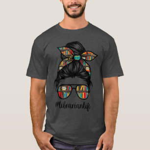 Camiseta Vida de Coque Desarrumado Professora Bibliotecária