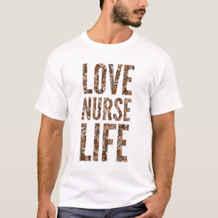 Camiseta Vida de enfermeira de amor