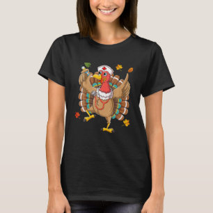 Camiseta Vida de Enfermeira Turquia Peregrino Enfermagem Di