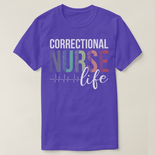 Camiseta Vida de Enfermeiro Correcional (Frente do Design)