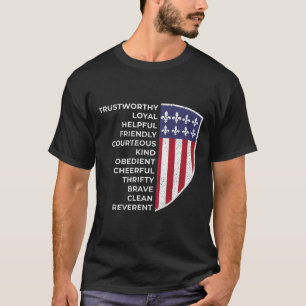 Camiseta Vida de Escoteiro Bandeira de Escotismo Amantes de