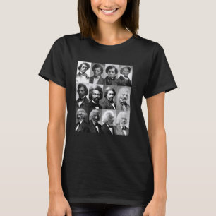 Camiseta Vida De Frederick Douglass Shirt-Retro Black Histo