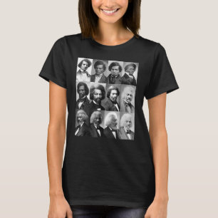Camiseta Vida De Frederick Douglass Shirt-Retro Black Histo