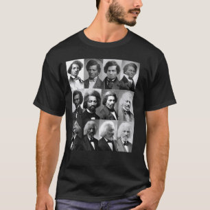 Camiseta Vida De Frederick Douglass Shirt-Retro Black Histo