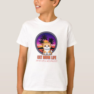 Camiseta Vida de Gata engraçada