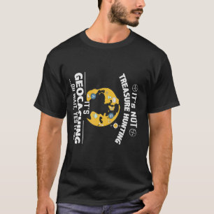 Camiseta Vida de Geocaching Geográfico do Explorador de Tra