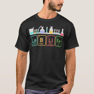 Camiseta Vida de Laboratório Trabalho Pesquisador Laboratór