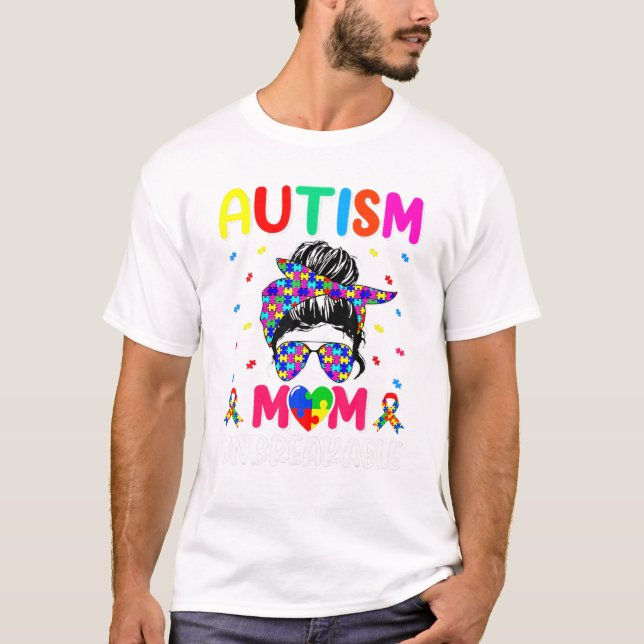 Camiseta Vida de Mãe Consciente do Autismo (Frente)
