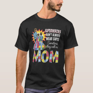 Camiseta Vida de Mãe Conscientização do Autismo Apoio ao Au