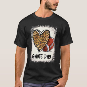 Camiseta Vida de Mãe de Futebol no Dia do Jogo Desbotada Co