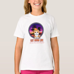 Camiseta Vida de Mãe de Gato engraçada