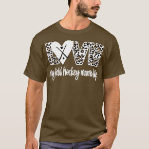 Camiseta Vida de Mãe de Hockey de Campo Mãe De Um Jogador D